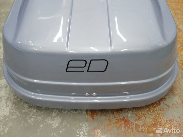 Автобокс Магнум 580 л серый глянец