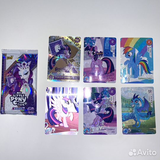 My little pony Rarity карточки коллекционные