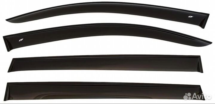 Дефлекторы окон (ветровики) Ford Focus 1