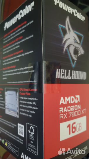 RX 7800 XT Hellhound PowerColor AMD Radeon