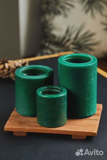 Декоративные ароматизированные свечи Uyuteam 2в1