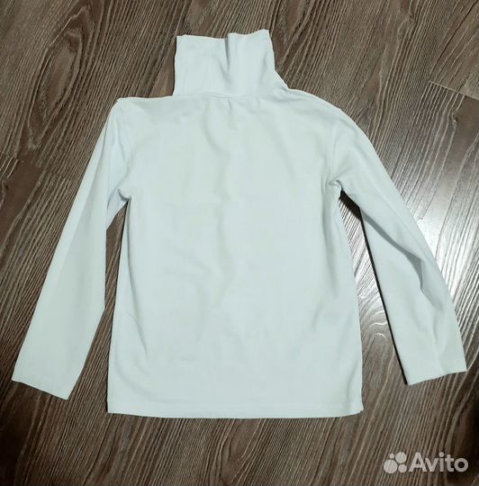 Школьная форма: водолазка белая 128
