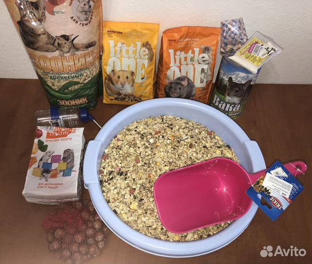 Клетка для грызунов Triol 2-х этажная, корм