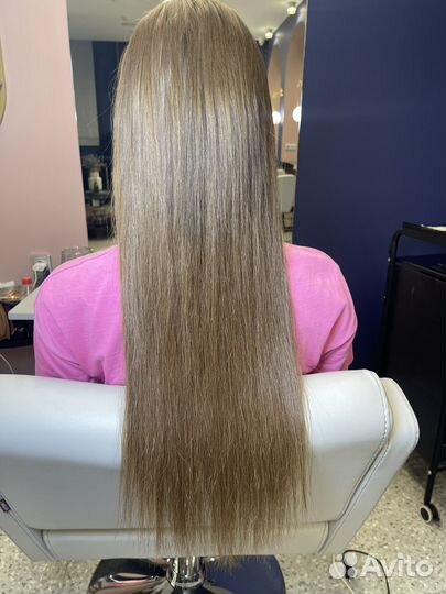 Волосы для наращивания 60 см русые