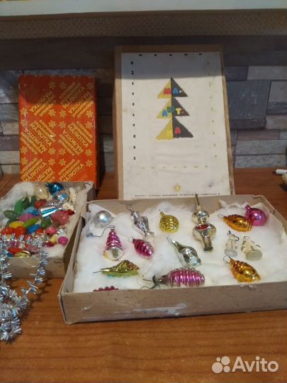 Елочные игрушки СССР набор малютка