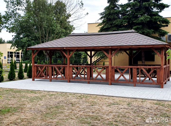 Беседка из дерева