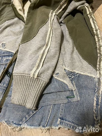 Джинсовка Greg Lauren Джинсы Mihara Yasuhiro