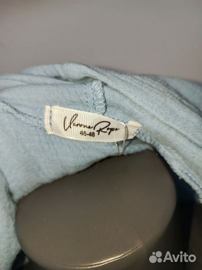 Платье-рубашка муслиновое 46-48