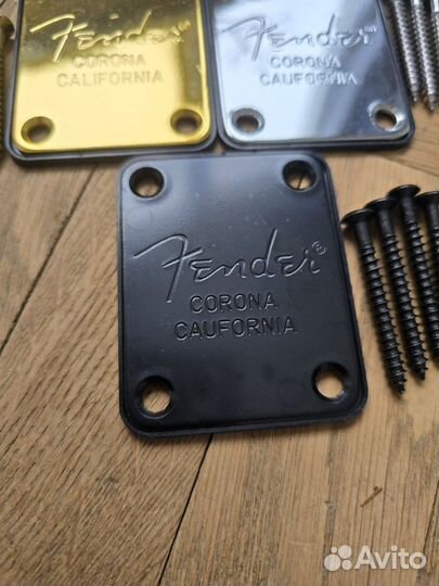 Пластины для крепления грифа Fender Corona