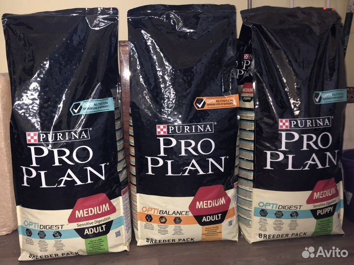 Корм Pro Plan для собак 18кг