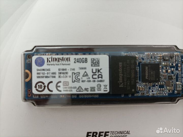 SSD m2 Kingston 240 гб новый