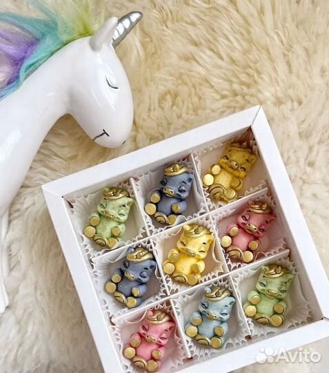 Набор силиконовых форм для шоколада