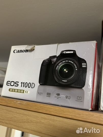 Зеркальный фотоаппарат canon 1100d