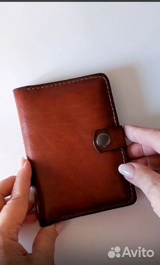 Обложка на паспорт натуральная кожа