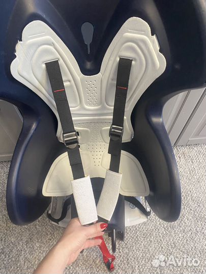 Детское велокресло на багажник btwin decathlon