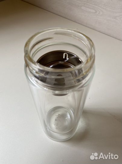 Термос стеклянный