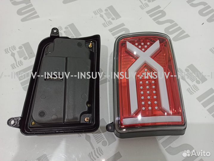 Фонари задние светодиодные Нива тип Х-2 красные