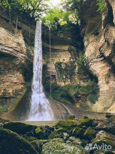 Джип тур на Шакуранский водопад, Абхазия