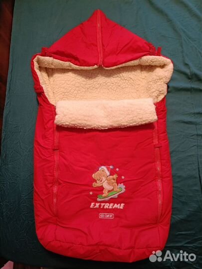 Зимний конверт в коляску или для санок