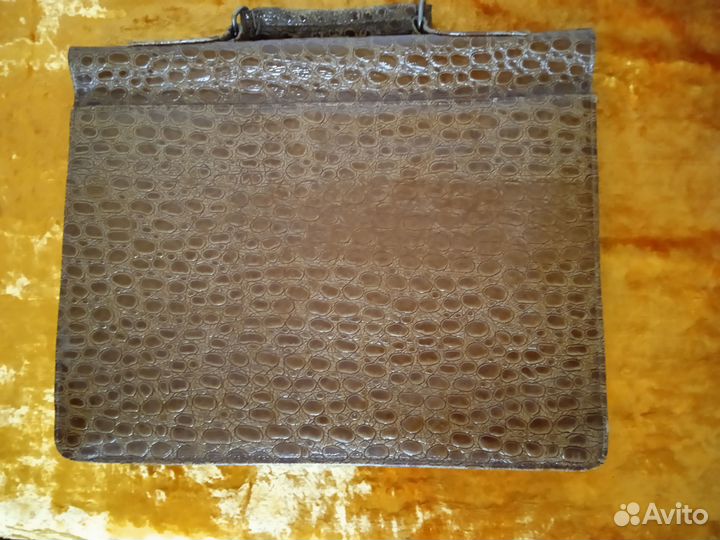 Мужской кожаный портфель бу