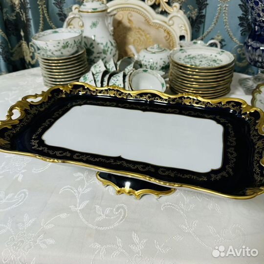 Рулетница на ножке Веймар кобальт