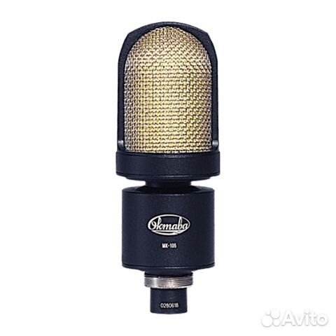 Мк-105 (черный, в картонной коробке) микрофон Окта