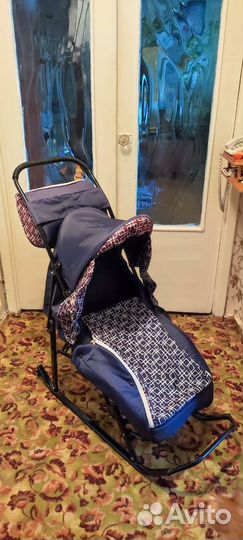 Коляска санки