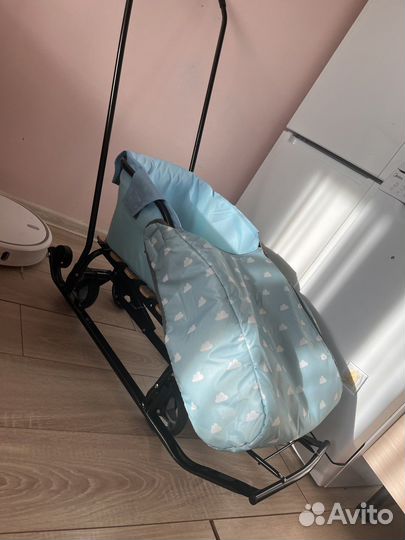 Санки тимка 5 универсал черные