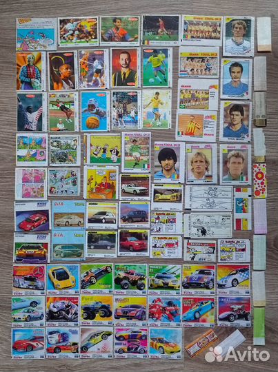 Фантики от жвачек вкладыши обёртки Япония 90-х