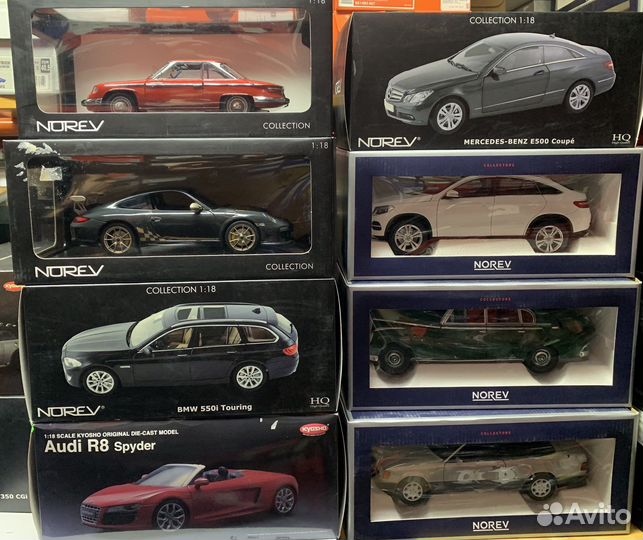 Модели автомобилей 1:18