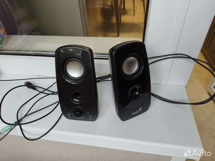 Колонки Genius USB черный