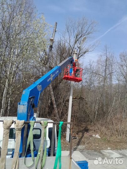 Аренда и услуги манипулятора, стрела 3 т, 12 м, борт 6 т, 6 м