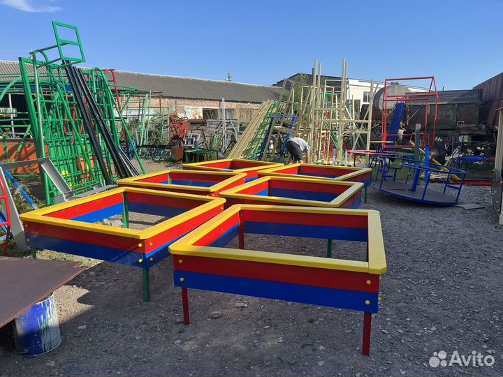Качели детские,качалки детские, песочницы