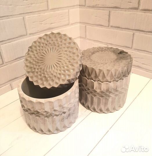 Гипсовая шкатулка