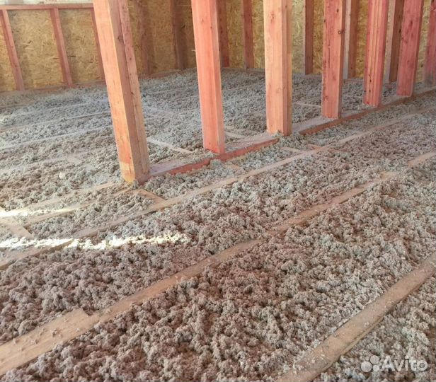 Утеплитель Эковата. Изоляция без швов и стыков