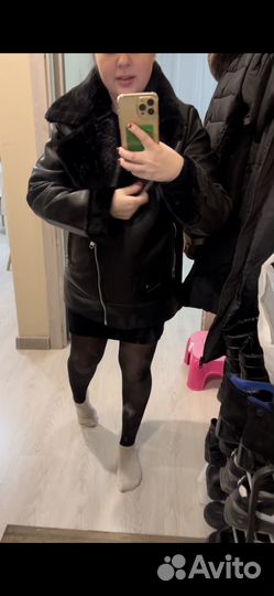 Дубленка искусственная женская 46 48