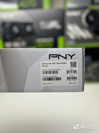 PNY RTX 4070 velocity X OC 12G