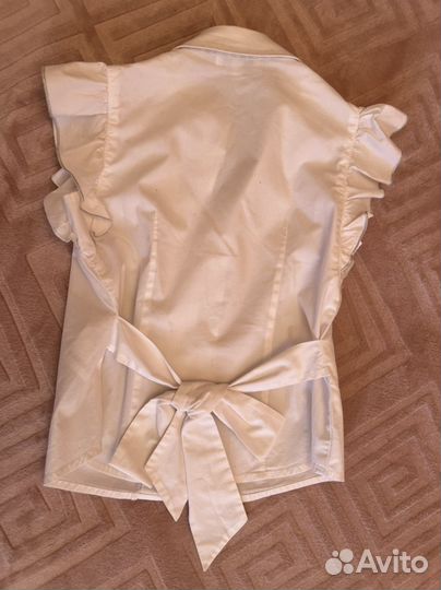 Блузка белая 122