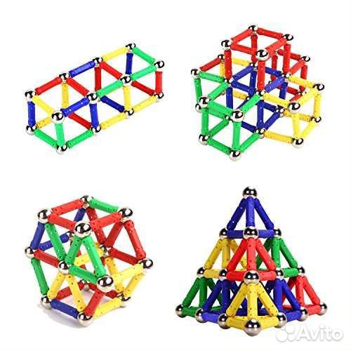 Магнитный конструктор 111 деталей