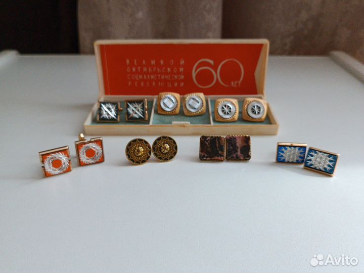 Мужские запонки винтажные СССР