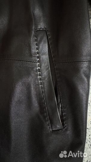 Куртка натуральная кожа мужская 58 Manzoni