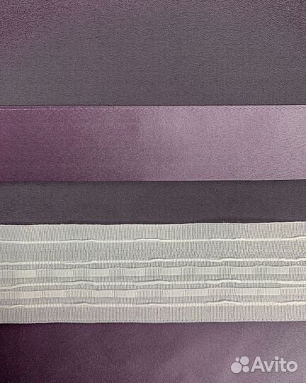 Шторы сатен Адора пурпурный