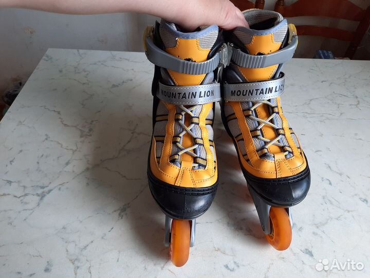 Роликовые коньки Cougar, раздвижные р.34-37