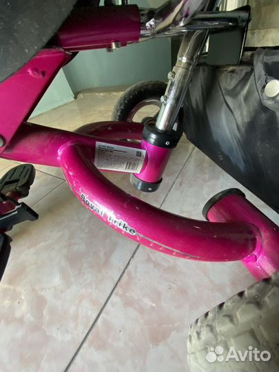 Детский велосипед с родительской ручкой