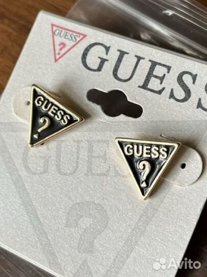 Серьги пусеты Guess