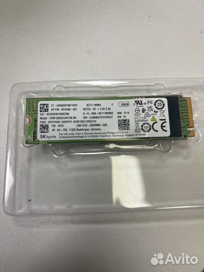 Ssd m2 nvme 128gb sk hynix