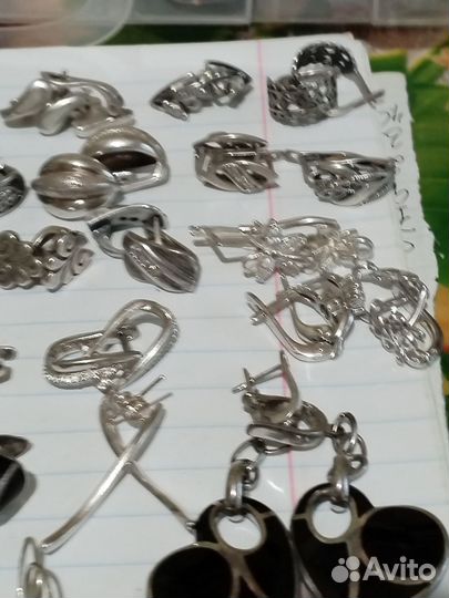 Серебряные серьги 925