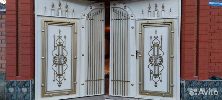 Покраска ворот