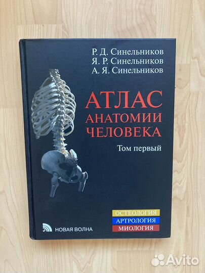 Атлас анатомии человека синельников 1