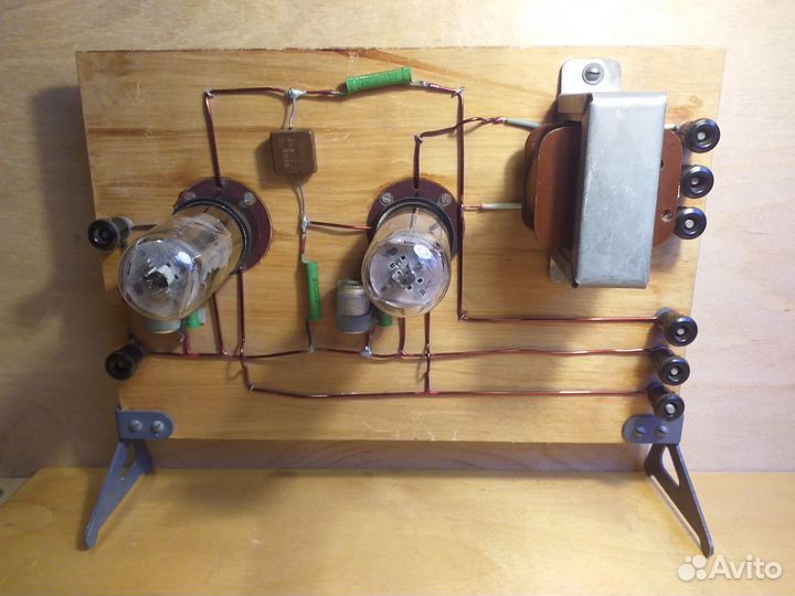 Ламповый усилитель макет 1966г